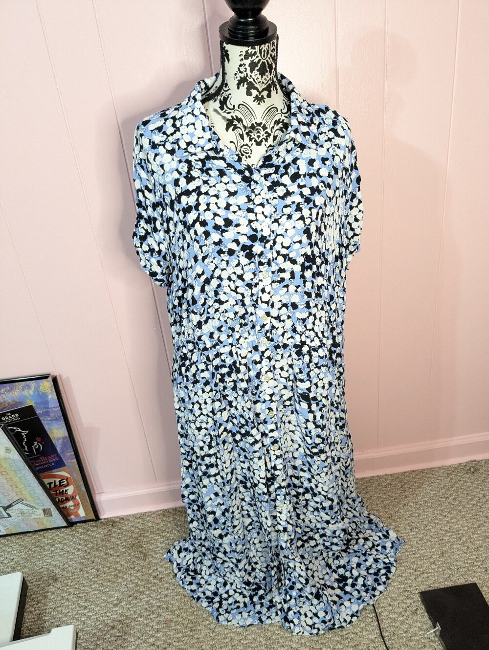 spotted dress
